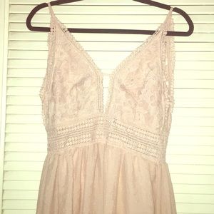 Blush Pink Bridesmaids Dress